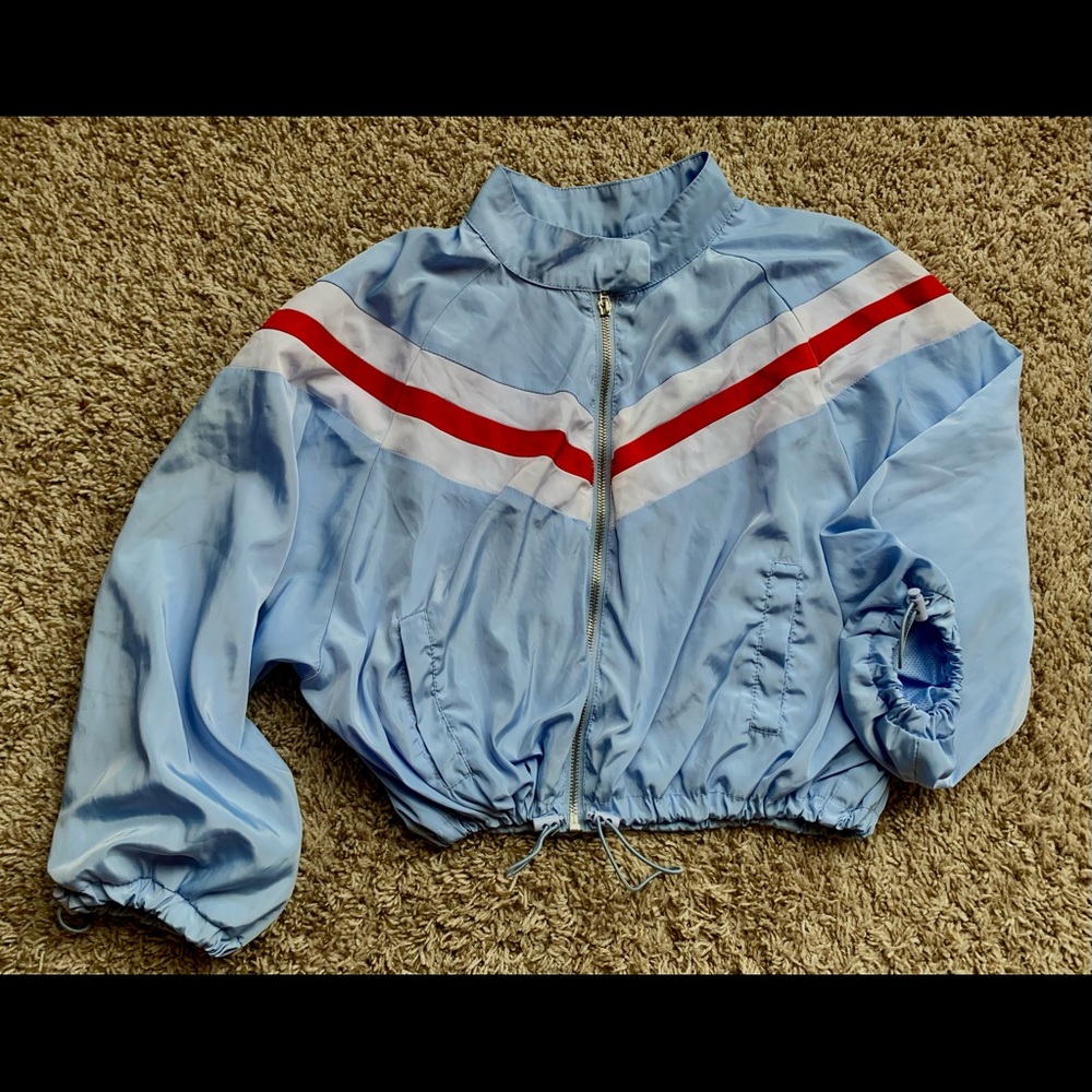 Baby Blue Bomber Jacket